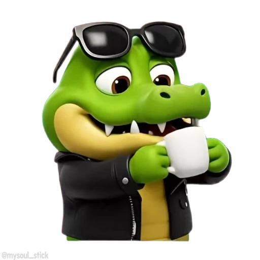 ☕️ Стикер «Croco» для Telegram