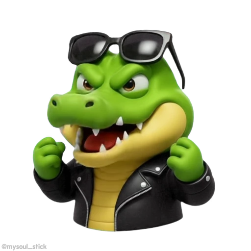 😡 Стикер «Croco» для Telegram