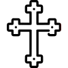 Стикер 43 Кресты (адапт)