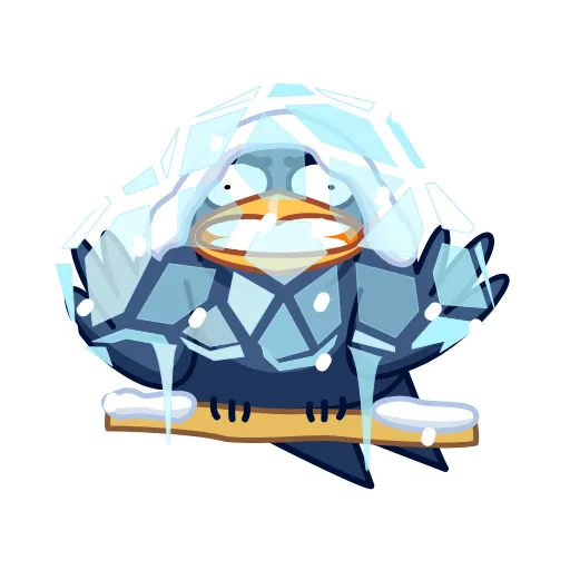 Стикер 12 Angry Crow