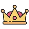 Стикер 50 👑 Короны. Для вип статусов годится 😎