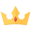 Стикер 6 👑 Короны. Для вип статусов годится 😎