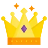 Стикер 16 👑 Короны. Для вип статусов годится 😎