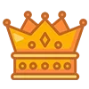 Стикер 55 👑 Короны. Для вип статусов годится 😎