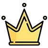 Стикер 42 👑 Короны. Для вип статусов годится 😎