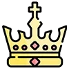 Стикер 20 👑 Короны. Для вип статусов годится 😎
