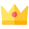 Стикер 3 👑 Короны. Для вип статусов годится 😎