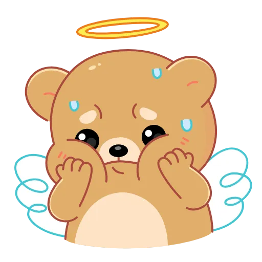 Стикер 22 Cupid Bear
