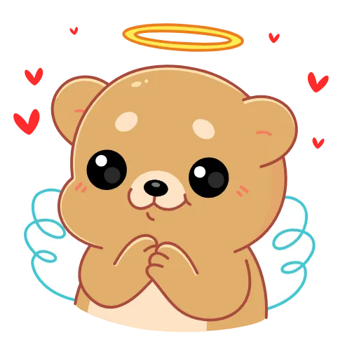 Стикер 3 Cupid Bear