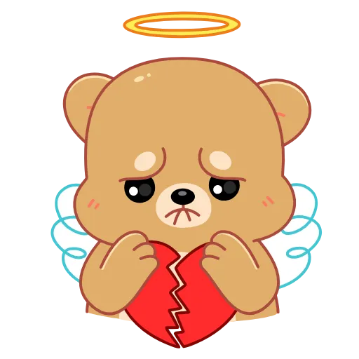 Стикер 10 Cupid Bear
