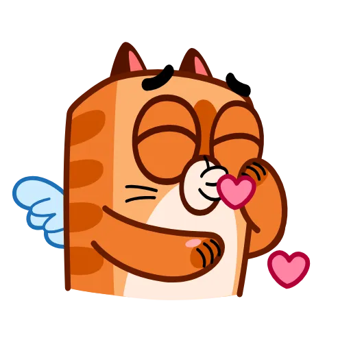 Стикер 3 Cupid Kitty
