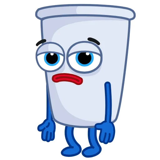 Стикер 20 Cup Man