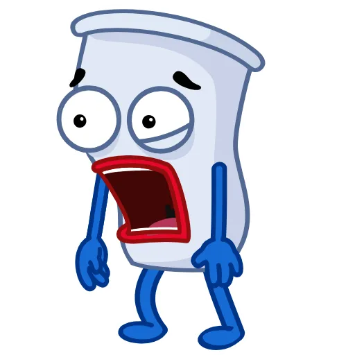Стикер 4 Cup Man