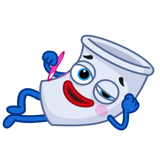 Стикер 2 Cup Man