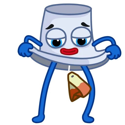 Стикер 17 Cup Man