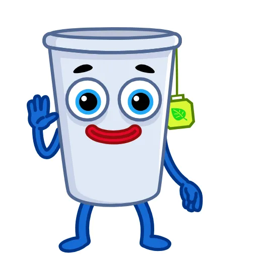 Стикер 6 Cup Man