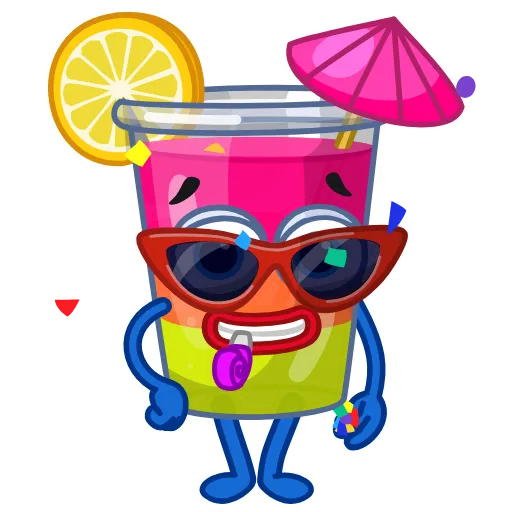 Стикер 15 Cup Man