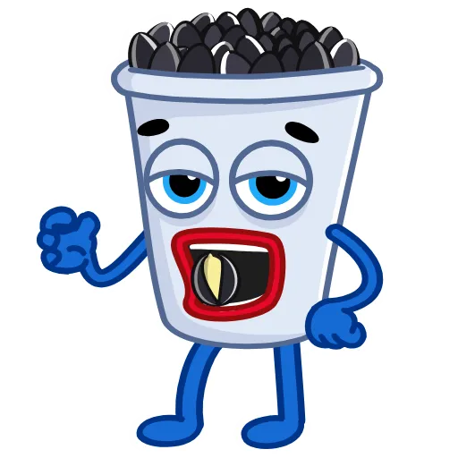 Стикер 9 Cup Man