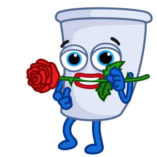 Стикер 19 Cup Man