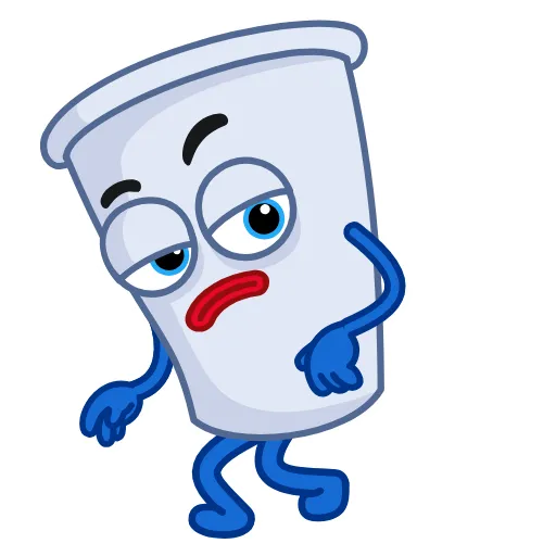 Стикер 11 Cup Man