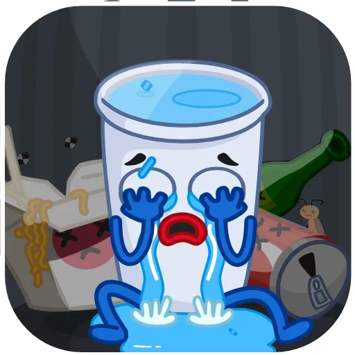 Стикер 10 Cup Man