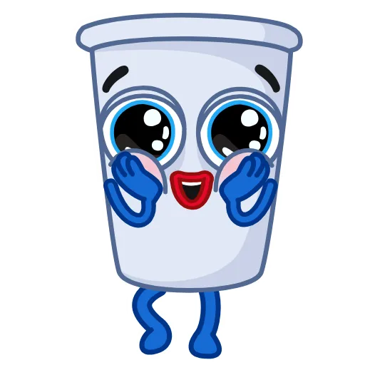 Стикер 12 Cup Man