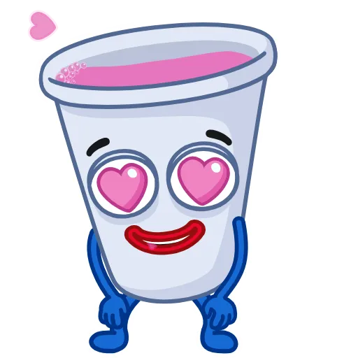 Стикер 13 Cup Man