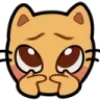 Стикер 2 🥺 Cursed cat - эмоджи курсед котики