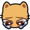 Стикер 9 🥺 Cursed cat - эмоджи курсед котики