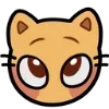 Стикер 11 🥺 Cursed cat - эмоджи курсед котики