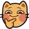 Стикер 5 🥺 Cursed cat - эмоджи курсед котики