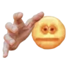 Стикер 17 Cursed Emojis