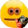 Стикер 5 Cursed Emojis