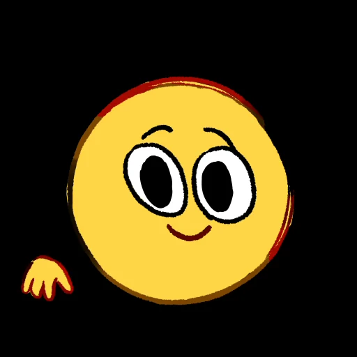 Стикер 3 Face Emoji Animated