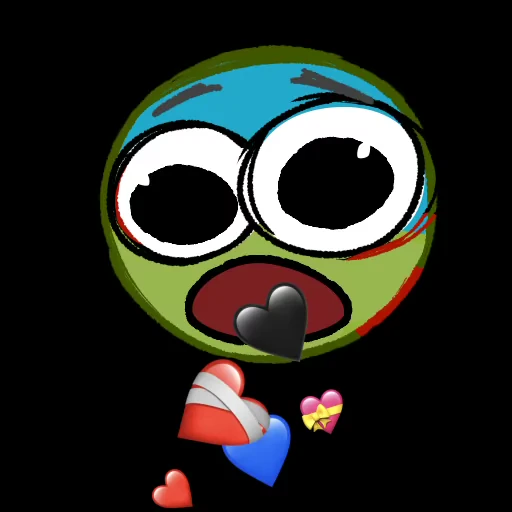 Стикер 9 Face Emoji Animated