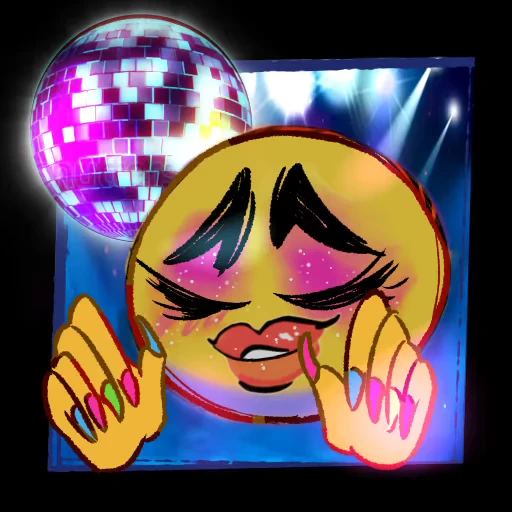 Стикер 6 Face Emoji Animated
