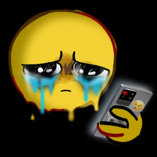 Стикер 14 Face Emoji Animated