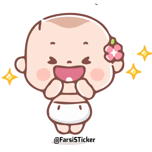 Стикер 16 Cute Baby