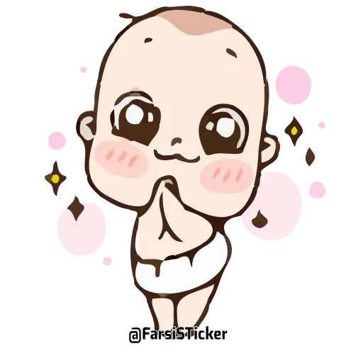Стикер 35 Cute Baby