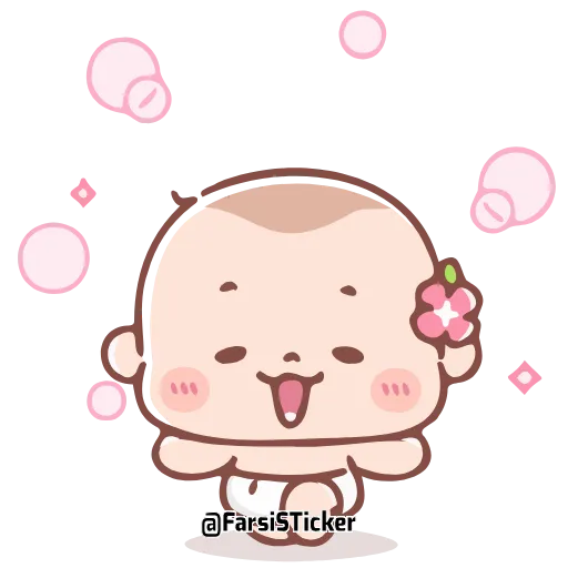 Стикер 9 Cute Baby