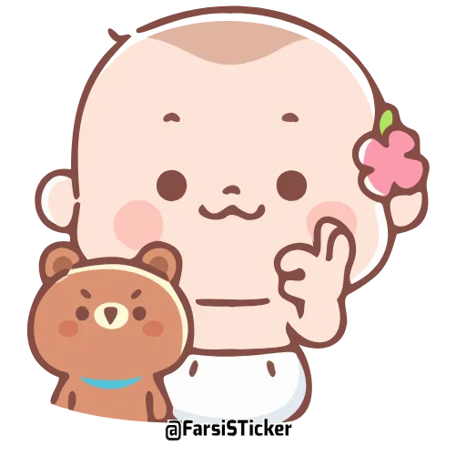 Стикер 6 Cute Baby
