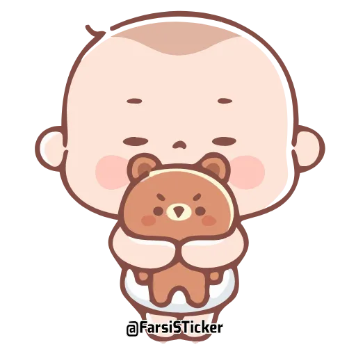 Стикер 33 Cute Baby