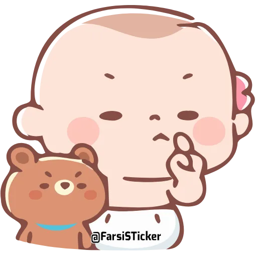 Стикер 12 Cute Baby