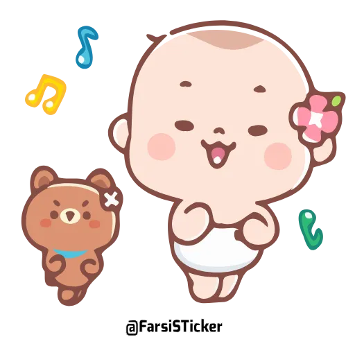 Стикер 8 Cute Baby