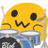 Стикер 10 Blob emoji из Android