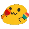 Стикер 9 Blob emoji из Android