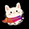 Стикер 24 Cute Cat Balls
