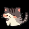 Стикер 3 Cute Cat Balls