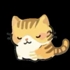 Стикер 20 Cute Cat Balls
