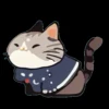 Стикер 16 Cute Cat Balls